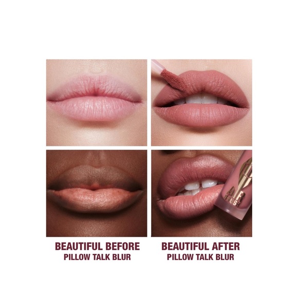 Charlotte Tilbury Liquid Lip Blur In shade Pillow Talk - Picture 4 of 5